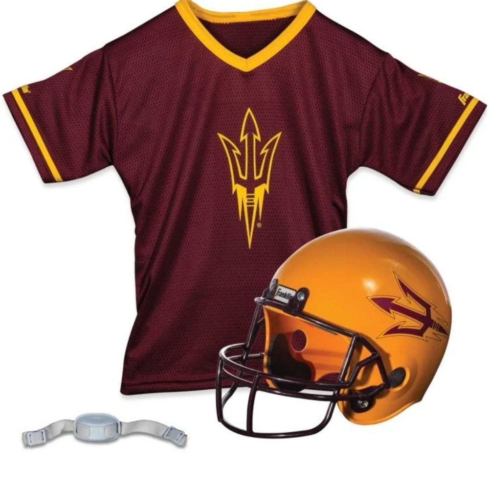 Kids Maroon and Gold Sports Jersey